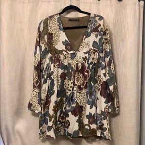 Zara Trafaluc Collection Floral Dress